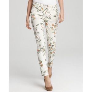 Citizens of Humanity Jeans Mandy Floral Print High Waist Roll Up size 27